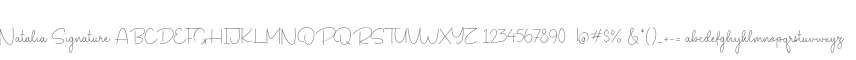 Natalia Signature