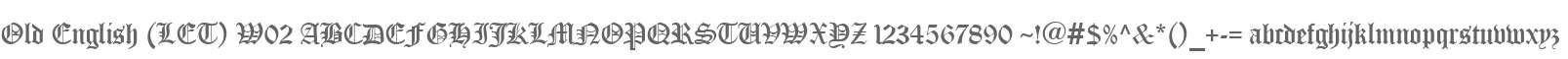 Old English (LET) W02