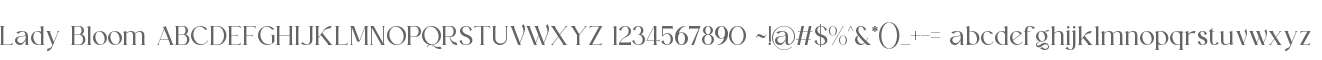 Lady Bloom
