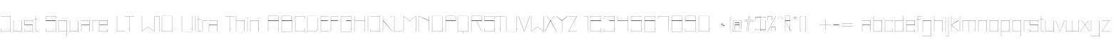Just Square LT W10 Ultra Thin