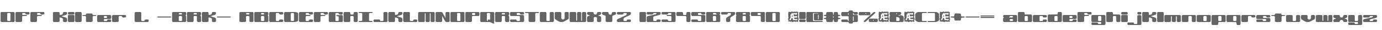 Off Kilter L -BRK-