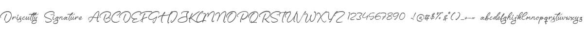 Driscutty Signature