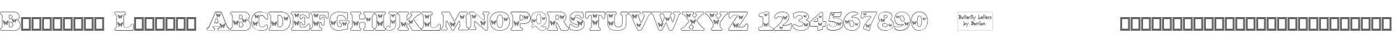 Butterfly Letters