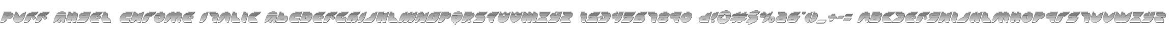 Puff Angel Chrome Italic