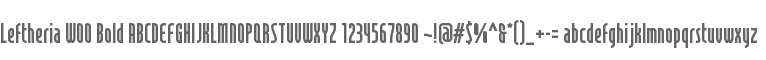 Leftheria W00 Bold