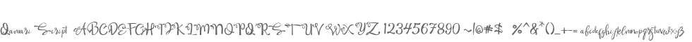Qamari Script