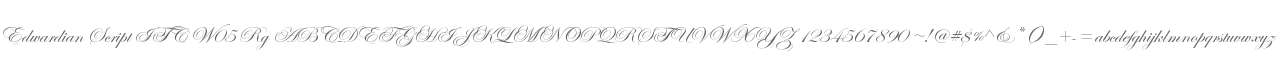 Edwardian Script ITC W05 Rg