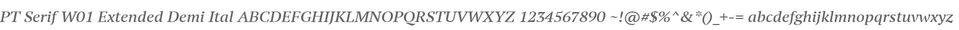 PT Serif W01 Extended Demi Ital