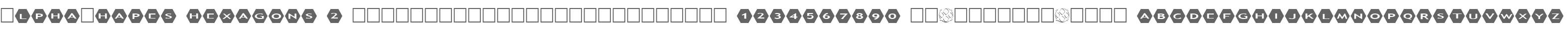 AlphaShapes hexagons 2