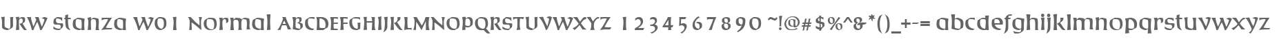 URW Stanza W01 Normal
