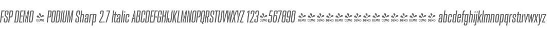 FSP DEMO - PODIUM Sharp 2.7