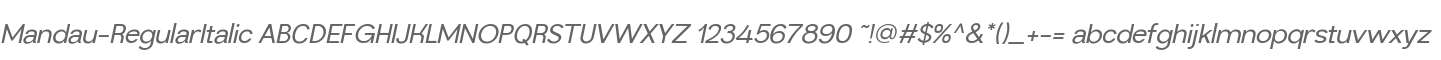 Mandau Reg Ita