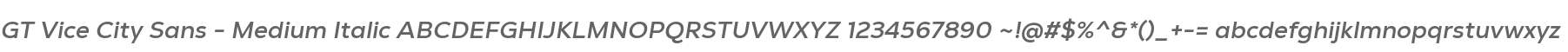 GTVCS-MediumItalic