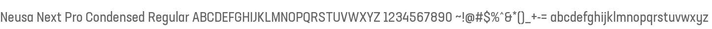 Neusa Next Pro Condensed Regular