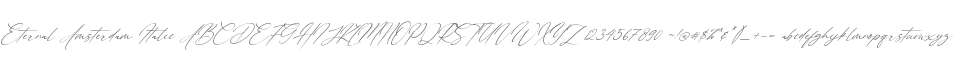 Eternal Amsterdam Italic