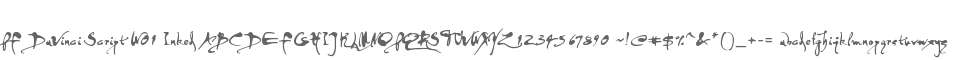 PF DaVinci Script W01 Inked