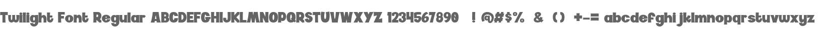 Twilight Font