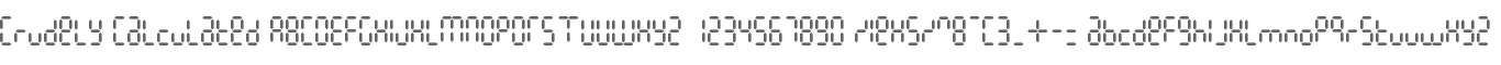 Crudely Calculated