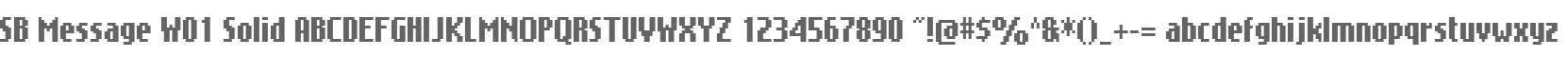 SB Message W01 Solid