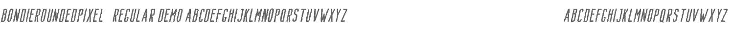 Bondie Rounded Pixel Demo
