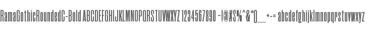 Rama Gothic Rounded C