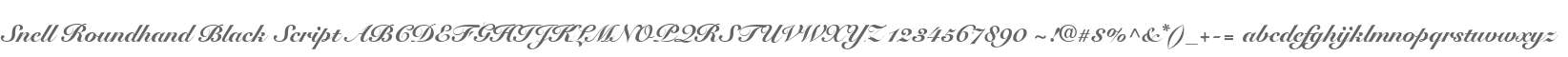 Snell Roundhand Black Script V2