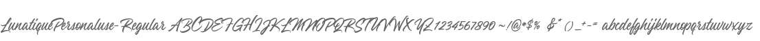 Lunatique Personal use