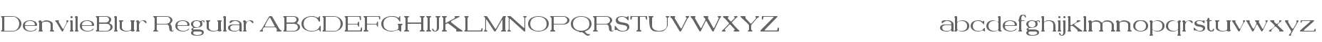 Denvile Blur Demo
