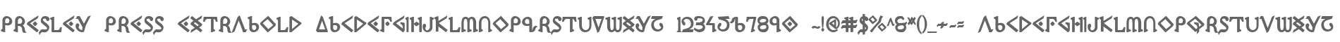 Presley Press ExtraBold