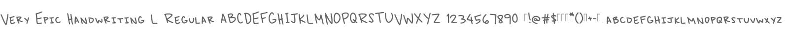Very Epic Handwriting Lite