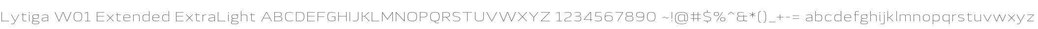 Lytiga W01 Extended ExtraLight
