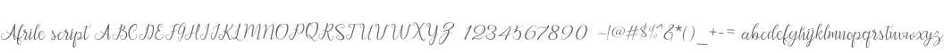 Afrile script