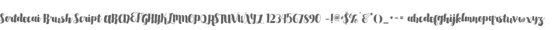 Sortdecai Brush Script