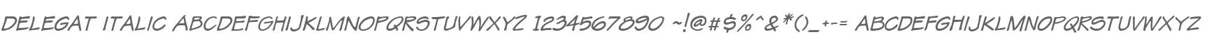 Delegat Italic