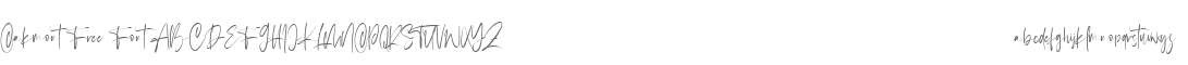 Oakmont Free Font