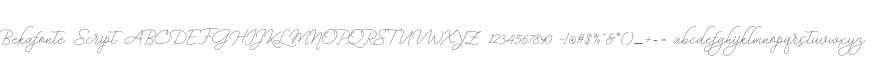 Bekafonte Script