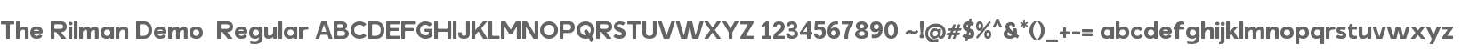 The Rilman Demo