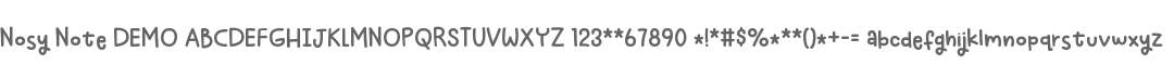 Nosy Note DEMO