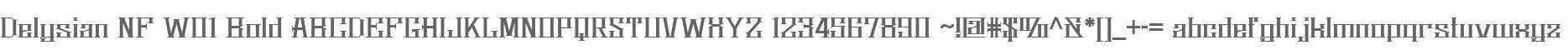 Delysian NF W01 Bold