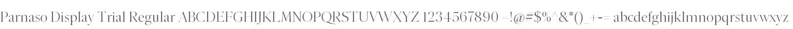 Parnaso Display Trial