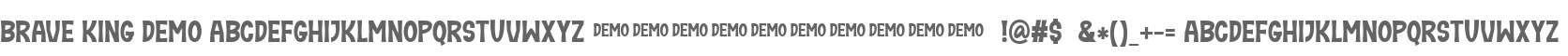 Brave King Demo
