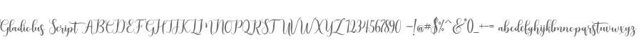 Gladiolus Script
