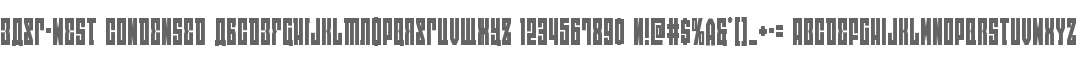 EAST-west Condensed