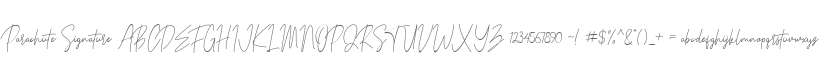 Parachute Signature