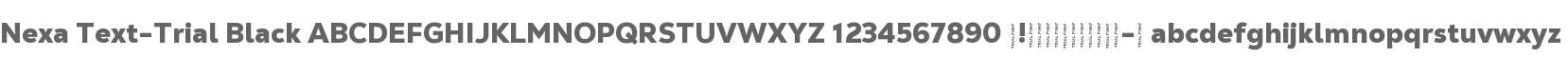Nexa Text-Trial Black