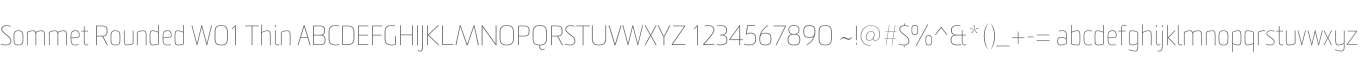 Sommet Rounded W01 Thin