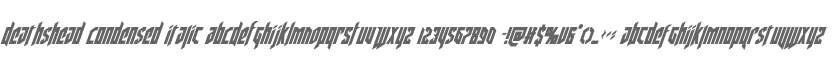 Deathshead Condensed Italic