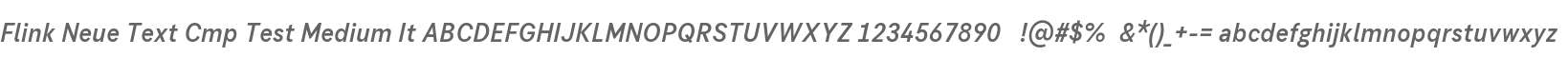 Flink Neue Text Cmp Test Medium