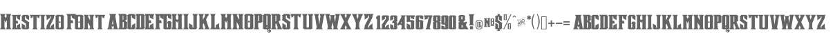 Mestizo Font