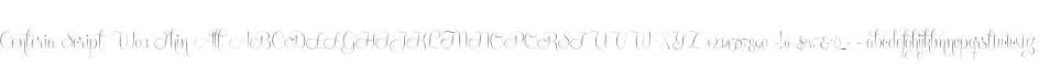 Centeria Script W03 Thin Alt